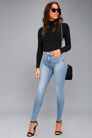 Calça Jeans Levis Mile High Super Skinny Newyear Lulus Lulus Mile High Light Wash Super Skinny Jeans Lulus Adorewe Com Light Blue Jeans Outfit Light Wash Skinny Jeans Light Blue Skinny Jeans