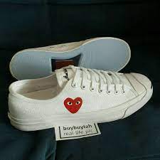 Golden friday sale is now live! Eur43 Jack Purcell X Red Heart White Canvas Shoes Men S Fashion Footwear Sneakers On Carousell