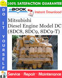 Mitsubishi Diesel Engine Model Dc 8dc8 8dc9 8dc9 T Service Repair Manual Repair Manuals Mitsubishi Repair