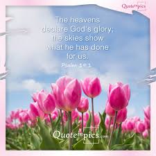 5 it is like a bridegroom coming out of his chamber, like. Psalm 19 1 The Heavens Declare God S Glory Quote In Pics