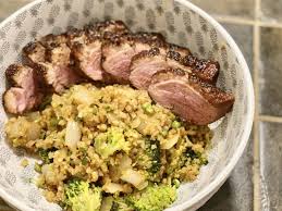 A boxed grater, blender, or food besides, i was aiming to replicate the costco cauliflower pizza. Pan Seared Duck With Cauliflower Fried Rice Blog Golflessons
