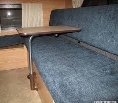 Swivel Table In My Hawk Four Wheel Camper Discussions Camper Table Swing Table Camper
