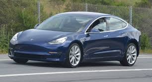 Photos plus a video of the blue model 3 that we took delivery of last week. Refined Blue Tesla Model 3 Spotted Once Again Near Tesla Hq