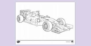 Red for ferrari, red and white for mclaren, black and red for red bull, yellow for renault, white and red for toyota, blue and white for williams. Formula 1 Colouring Pictures Primary Resource