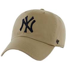 Men S New York Yankees 47 Khaki Basic Logo Clean Up Adjustable Hat New York Cap New York Yankees Ny Cap