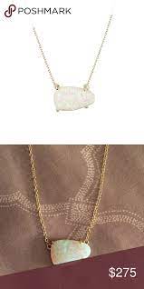 Kendra Scott White Kyocera Opal Isla Pendant Kyocera Opal Scott White Kendra Scott Jewelry