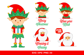 Download Elf Santa Christmas Bundle Graphic By Simply Swapnil Creative Fabrica SVG Cut Files