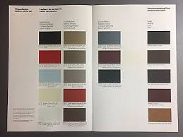 1983 Porsche 911 Sc 911 Turbo Factory Issued Color Chart