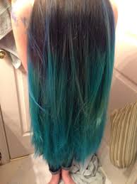 Atomic Turquoise And Rockabilly Blue Manic Panic Hair Hair Hair Color Dyed Hair