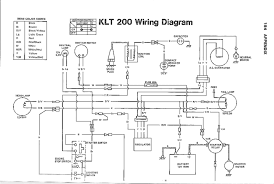 Regulator, battery, starter relay, tail lamp, starter motor, fuse, neutral switch, ac generator. 1983 Kawasaki Wiring Diagram Wiring Diagram Advance
