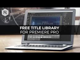 Apply transition effects to video and audio. Free Premiere Pro Templates Mega List 75 Amazing Freebies