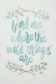 Free for commercial use ✓ no attribution . Wild Things Alessia Cara Watercolor Handlettering Words Quotes Words Inspirational Quotes