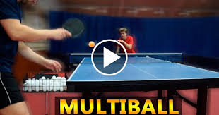 Multiball Training In Table Tennis I Pongfinity Sport Report Videos Table Tennis Tennis Table