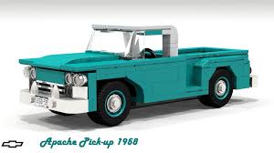 Chevrolet Apache Pick Up Lego Truck Lego Cars City Vehicles