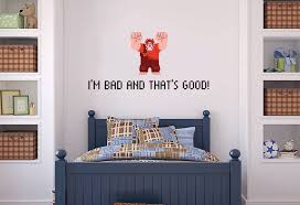 ― anonymous you need to have a bad day once in a while, otherwise, you'll never know what a good day feels like. Wreck It Ralph I M Bad Wall Sticker Vinyl Candy Pink Small Amazon Co Uk Kitchen Home
