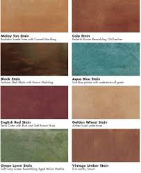 Butterfield Acid Stain Color Chart Bahangit Co