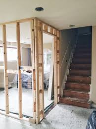 See this boring basement transform into a beautiful home office. Basement Makeover How To Do A Home Office Remodel