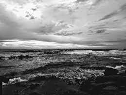 Be the first to comment on this image! Beach In Black And White Stock Image Image Of Background 144548955