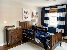 Stick to more general kids room decor that will last longer as they age. My Boys Shared Bedroom Before And After Jenna Kate At Home