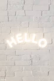 See more ideas about iphone wallpaper, aesthetic backgrounds, wallpaper backgrounds. Download Premium Vector Of White Hello Neon Sign Vector 2093987 Neon Words Neon Signs Neon