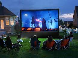 A diy backyard movie screen! Backyard Movie Theater Rental Dfw Party Rental Frisco Tx
