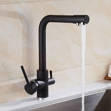 brass black mixer swivel drinking water