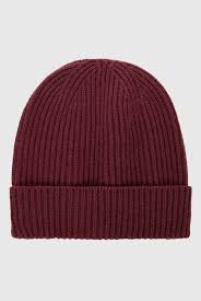 Malo brown cashmere hat for men 165277 — Men a cap