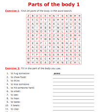 Next activity parts of the body worksheet 2. Parts Of The Body 1 Worksheet