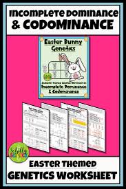 Hop Into Spring With This Adorable Easter Bunny Genetics Worksheet On Middle School Science Teacher Middle School Science Resources Science Teaching Resources