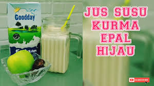 3.amalkan minum jus ini empat kali seminggu dan jadikan ianya sebagai rutin. Cara Simple Buat Just Susu Kurma Epal Hijau Youtube