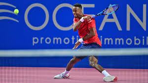 Atp Results Gael Monfils Moves Past Adrian Mannarino In Montpellier Atp Tour Tennis Top Seed Gael Monfils Navi Gael Monfils Tennis Photos Montpellier
