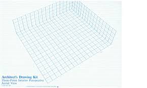 Model House Building Perspective Charts Grids Bricks Siding