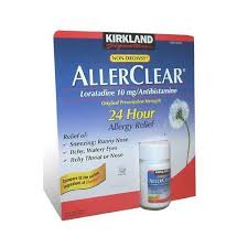 Kirkland Allerclear Loratadine 10 Mg Antihistamine Tablets 300count Bottle Best Value Buy On Amazon Allergy Medication Runny Nose Allergy Medicine