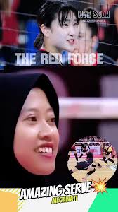 hard serve‼️Megawati red sparks 🔥