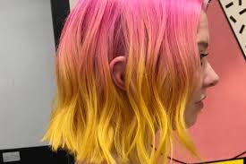 For example, if you want to dye your hair from bleached blonde to a warm brown color, you need to have all three primary colors (red, yellow, blue) going into your hair color. Salon Creates Anti Bleach Option For Rainbow Hair Colors Allure