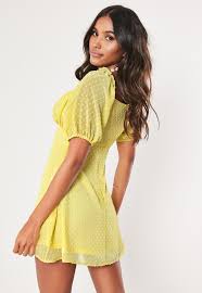 Yellow Dobby Milkmaid Skater Mini Dress Sponsored Milkmaid Affiliate Dobby Yellow Mini Skater Dress Mini Dress Petite Dresses
