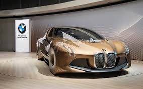 Hd Wallpaper Gold Bmw Concept Car Bmw Vision Next 100 Iconic Impulses Next 100 Years Wallpaper Flare