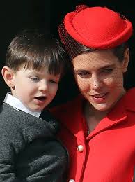 Monaco S Princess Charlotte Casiraghi And Her Son Raphael Appear On The Balcony Of The Princess Charlotte Of Monaco Monaco Princess Princess Caroline Of Monaco