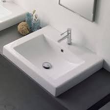 square self rimming sink