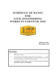 The standard drawings are divided into eight sections according to the following types. Schedule Of Rates For Civil Engineering Works In Sarawak 2018 Pdf Schedule Of Rates For Civil Engineering Works In Sarawak 2018 Jkr Sarawak December Course Hero