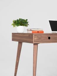 Handmade walnut writing desk desk wood desk desk with | etsy. Mid Century Modern Walnut Desk With Three Drawers By Mo Woodwork Seen At Creator S Studio Stalowa Wola Wescover