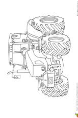 Fiche technique new holland tracteur new holland 8770a 1. Dessin A Imprimer Et A Colorier D Un Tracteur Agricole Moderne