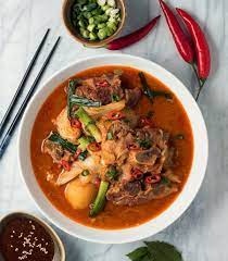 Korean Pork Bone Soup Gamjatang Recipe Korean Pork Pork Bone Soup Bone Soup
