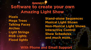 Video 1 video 2 video 3. Syncrolight Lights Controllers And Software For Synchronised Lighting Displays