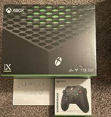 Microsoft Xbox Series X 1tb Video Game Console Black For Sale Online Ebay Video Game Console Video Game Systems Game Console