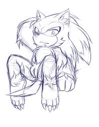 Werehog sonic coloring pages
