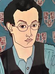 David Lance Goines Cafe Chez Panisse 1980 Lithograph Framed Rare Art