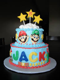 This cake can also be made in other sizes and styles how can i get one of these birthday cakes? Mario Bros Cake Buttercream Super Mario Cake Novocom Top