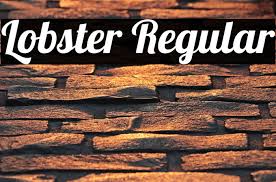 Instead of compromising the design of our letters to force connections, we do what lettering artist do. Lobster Regular Font Ffonts Net