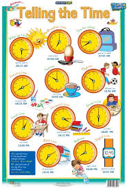 Educational Time Charts School Stationery Wholesale